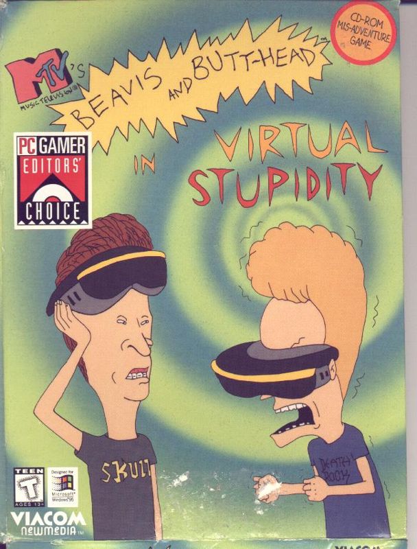 Beavis And Butt-Head In Virtual Stupidity box art for Playstation
